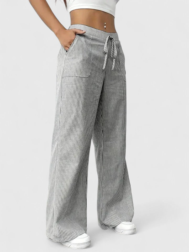 Birgit™ – Comfortable Wide-Leg Trousers with Elegant Details