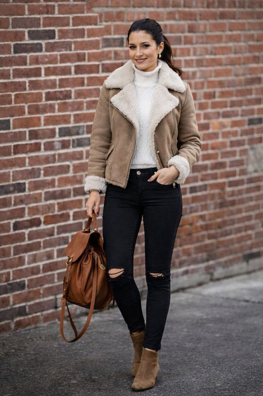 Pantalón FRANCY C8 con aberturas en la rodilla y estilo urbano de algodón elástico Hecho en Italia