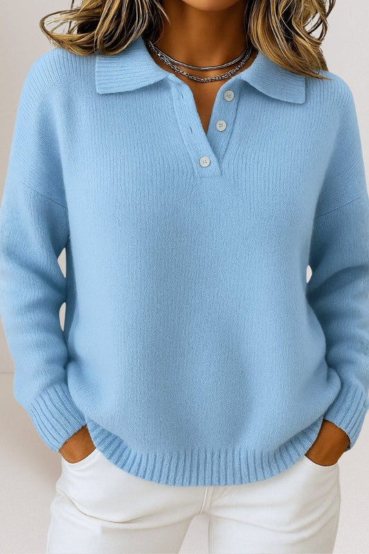 Lorie™ – Suéter suave con cuello