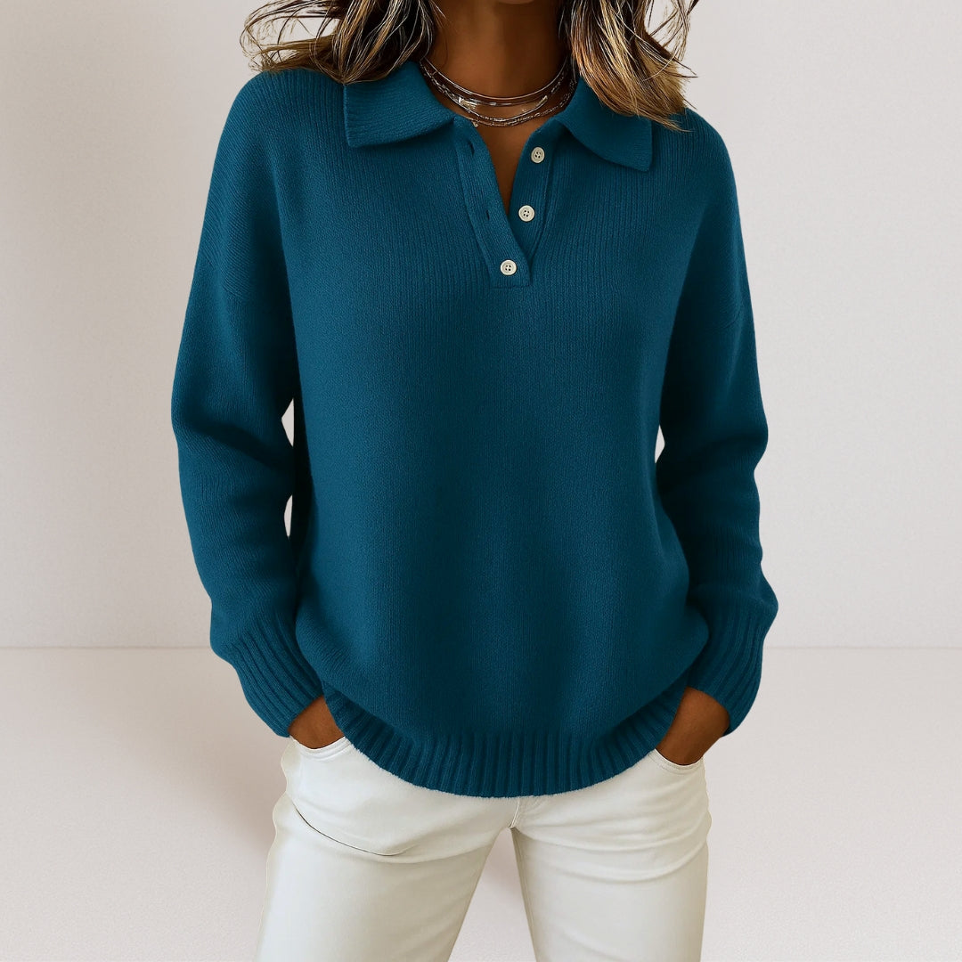 Lorie™ – Weicher Pullover mit Kragen