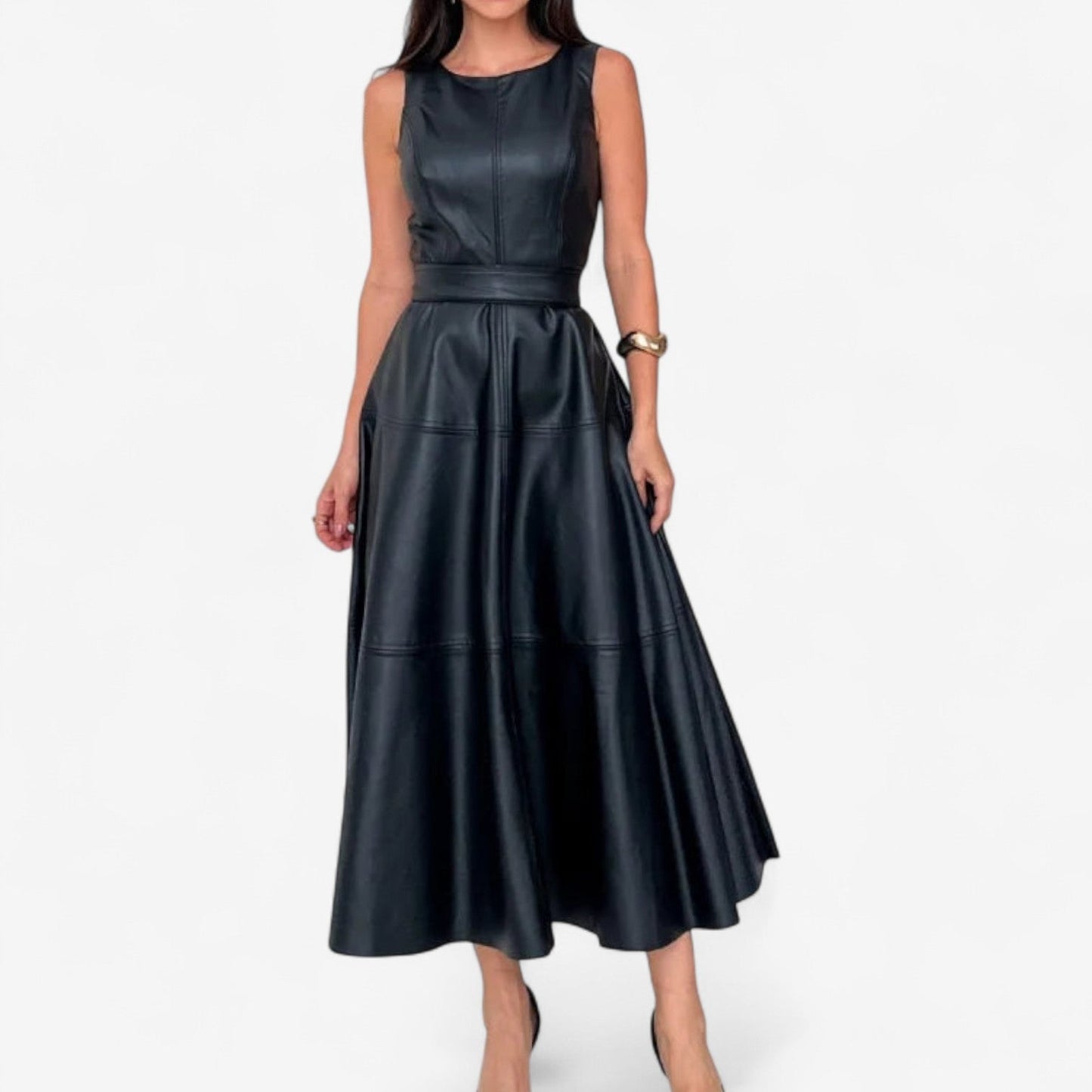 Regine™ Midi in pelle senza tempo