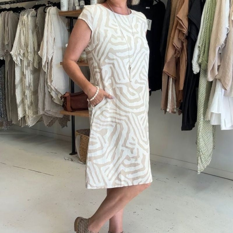 Alie™ - Vestido de verano con cuello redondo