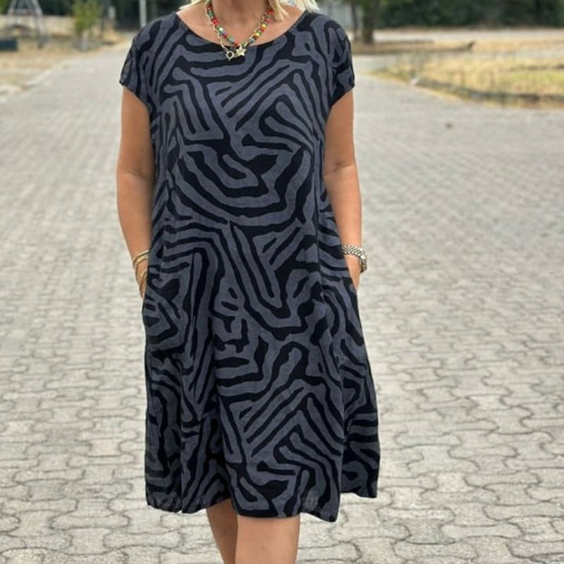Alie™ - Vestido de verano con cuello redondo