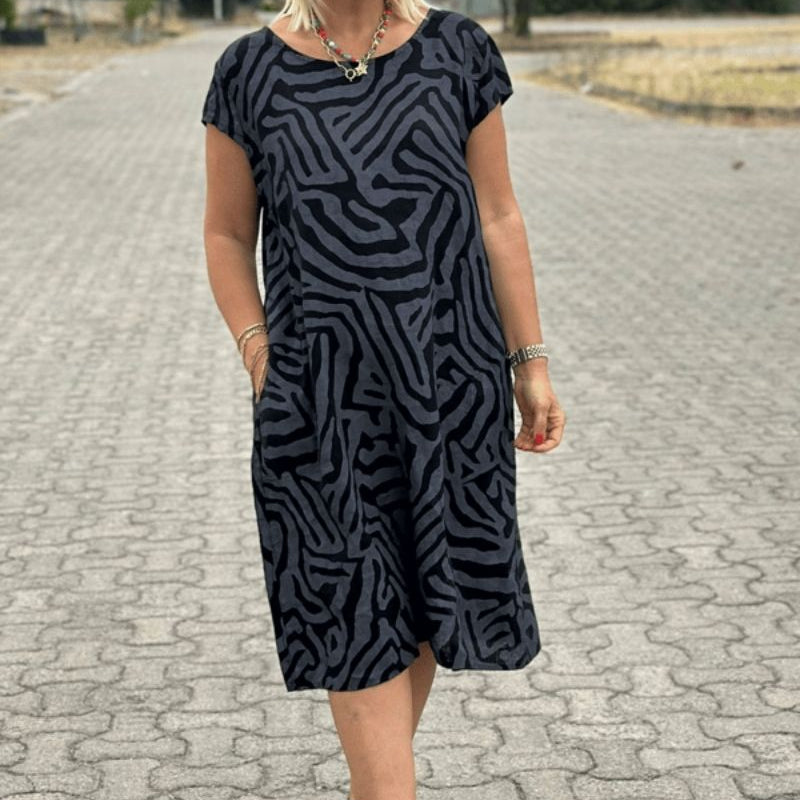 Alie™ - Vestido de verano con cuello redondo