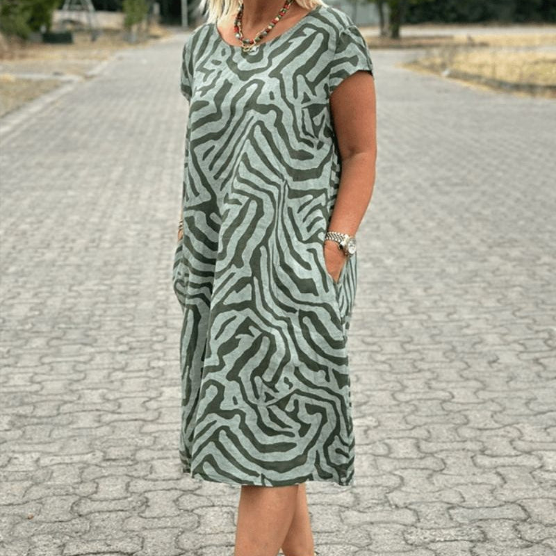Alie™ - Vestido de verano con cuello redondo