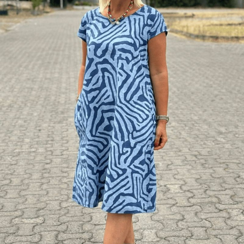 Alie™ - Vestido de verano con cuello redondo