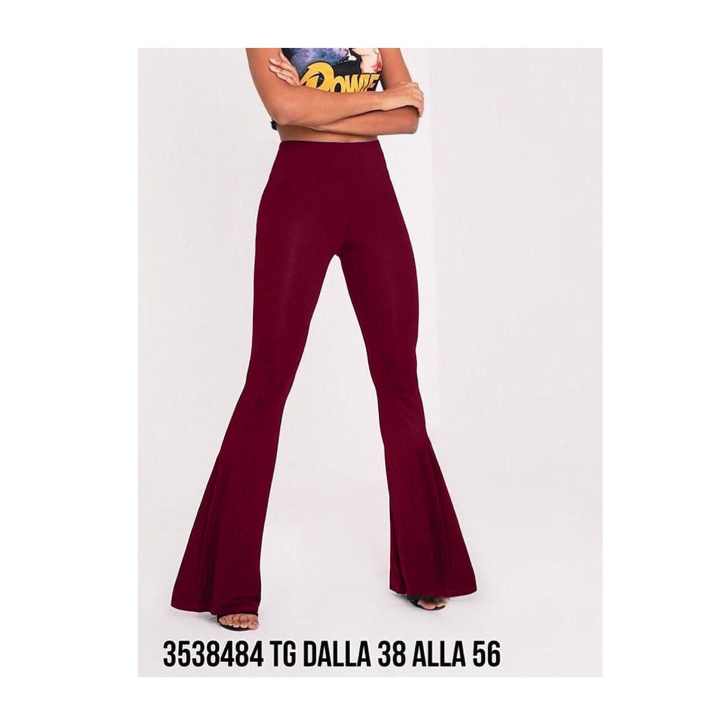 Lally para Mujer Acampanados con Elástico en la Cintura Cómodos y Versátiles – Tallas 38–60