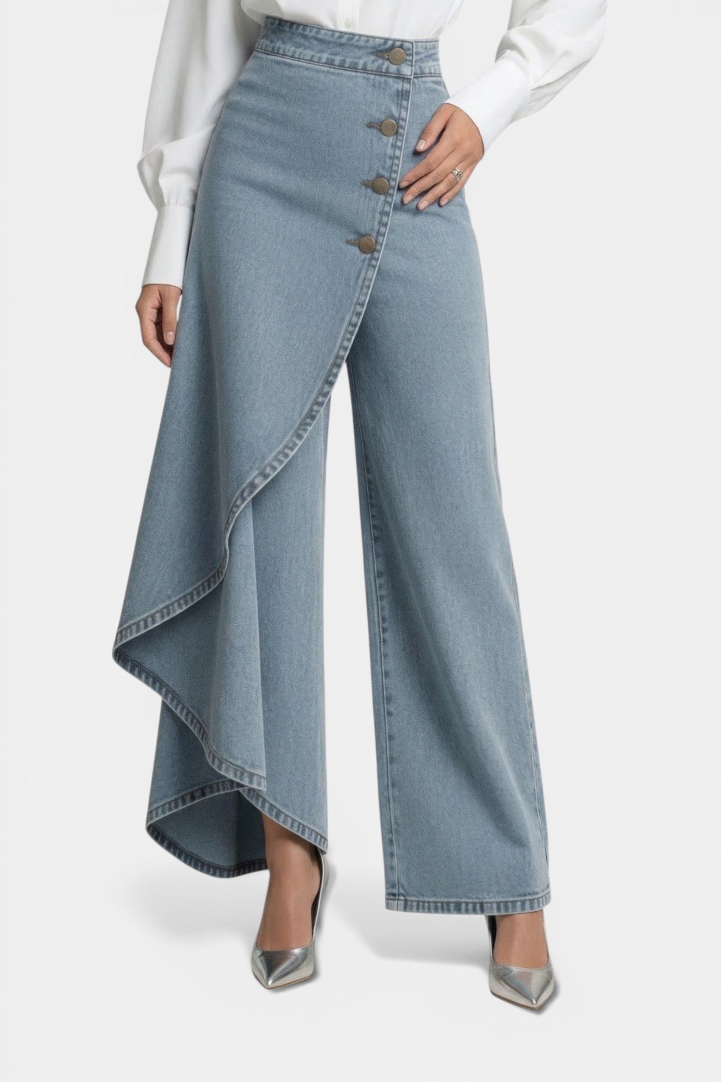Marites™ - Sculpt-Jeans de talle alto