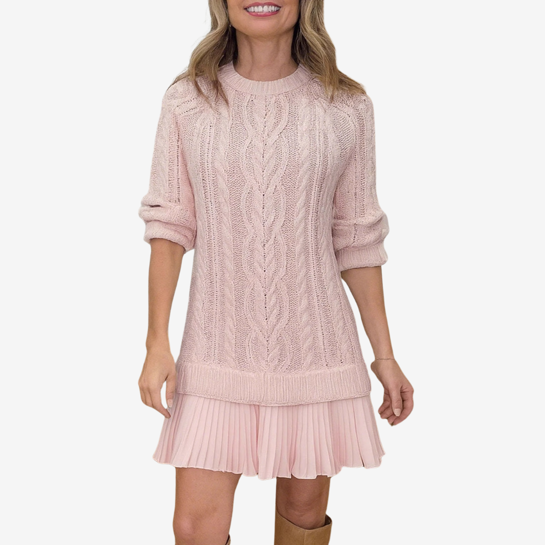 Trivora™ - Stilvolles & Warmes Strickkleid