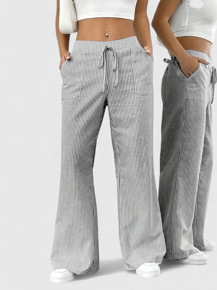 Birgit™ – Comfortable Wide-Leg Trousers with Elegant Details