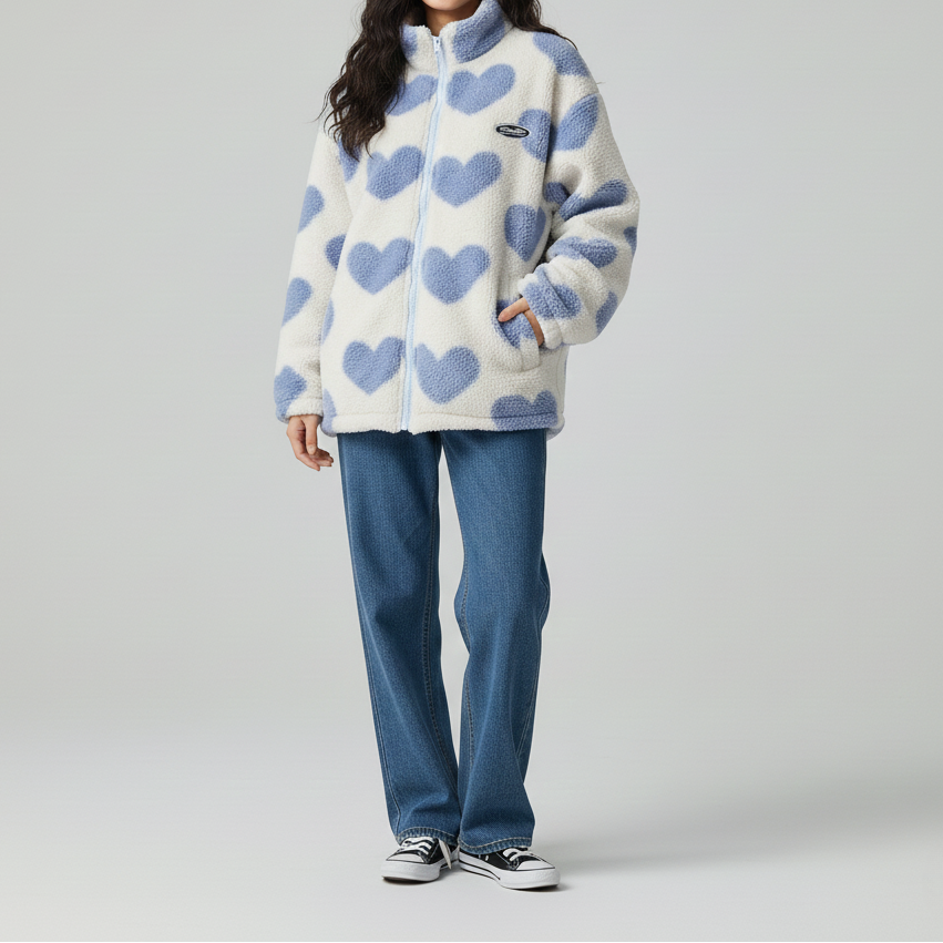 Sherley™ - Wendbare Jacke mit Herzen