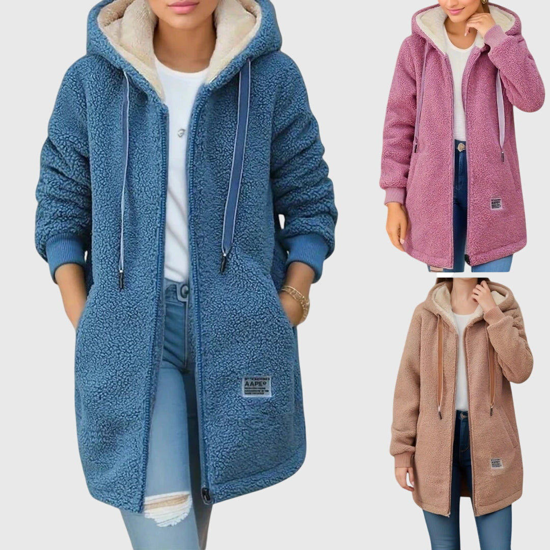 Glistra™ – Damen-Teddyfleecejacke – Bequem und stilvoll