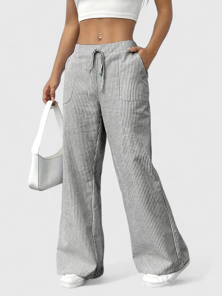 Birgit™ – Comfortable Wide-Leg Trousers with Elegant Details