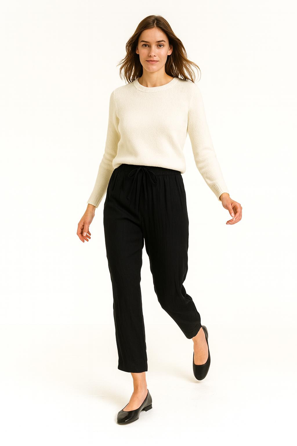 Pantalón P11 Viscosa Elastano Tejido Suave Cómodo Corte Recto Tallas 38–60