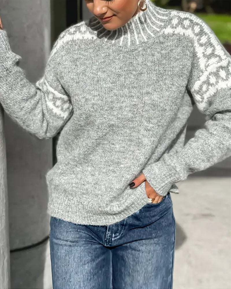 Fleecin™ - Entspannter & Warmer Strickpullover