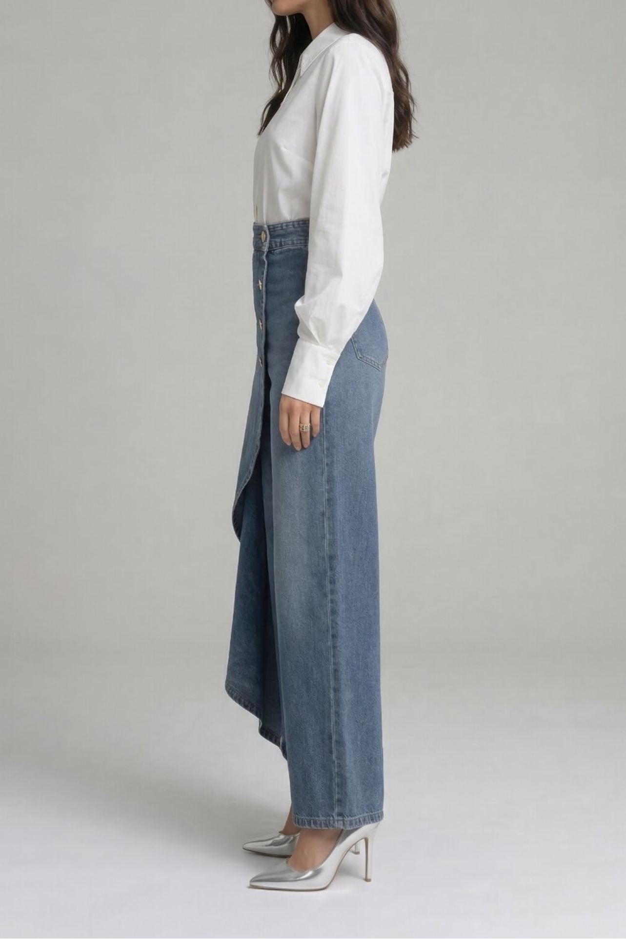 Marites™ - Sculpt-Jeans de talle alto