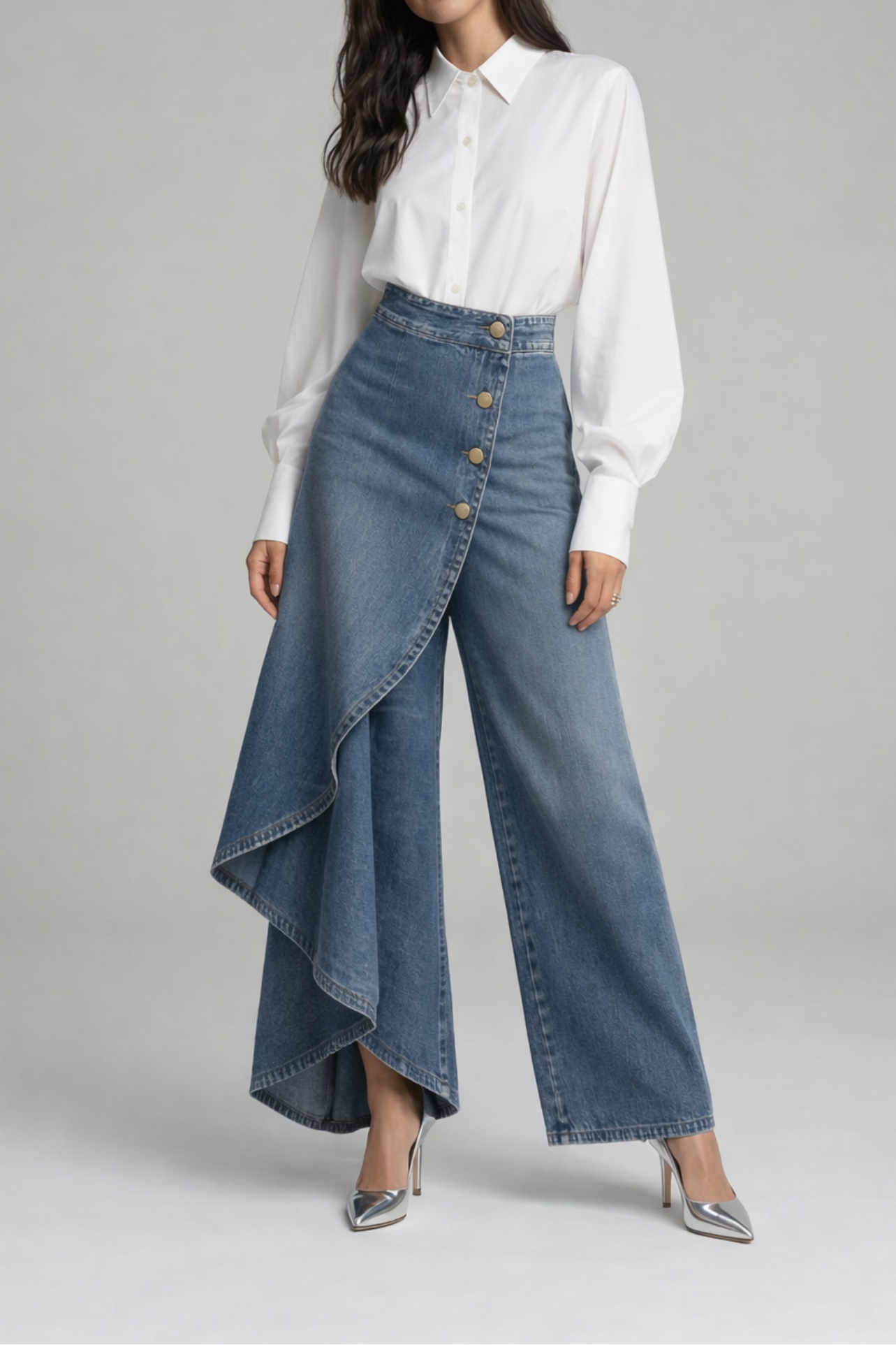 Marites™ - Sculpt-Jeans de talle alto