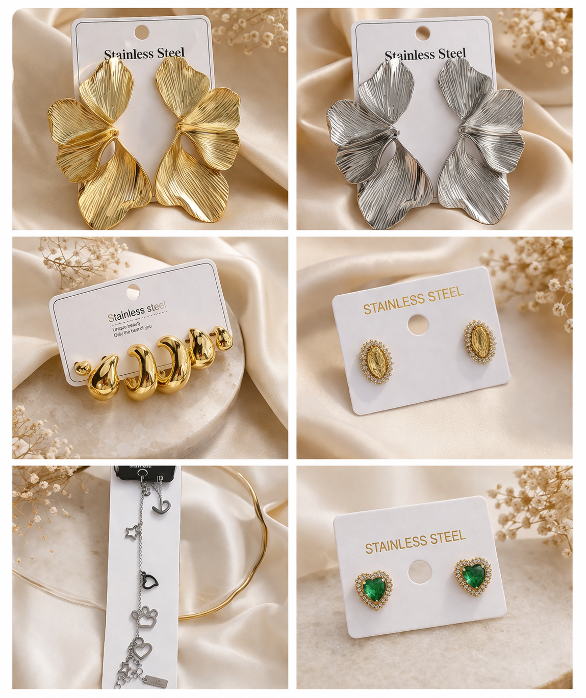Bisutería — Pendientes y Pulseras