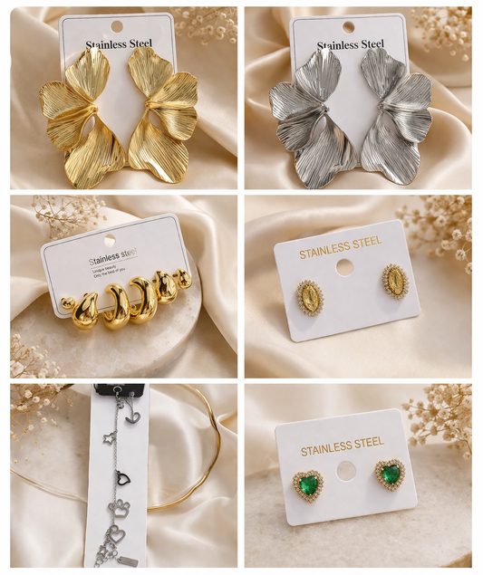 Bisutería — Pendientes y Pulseras