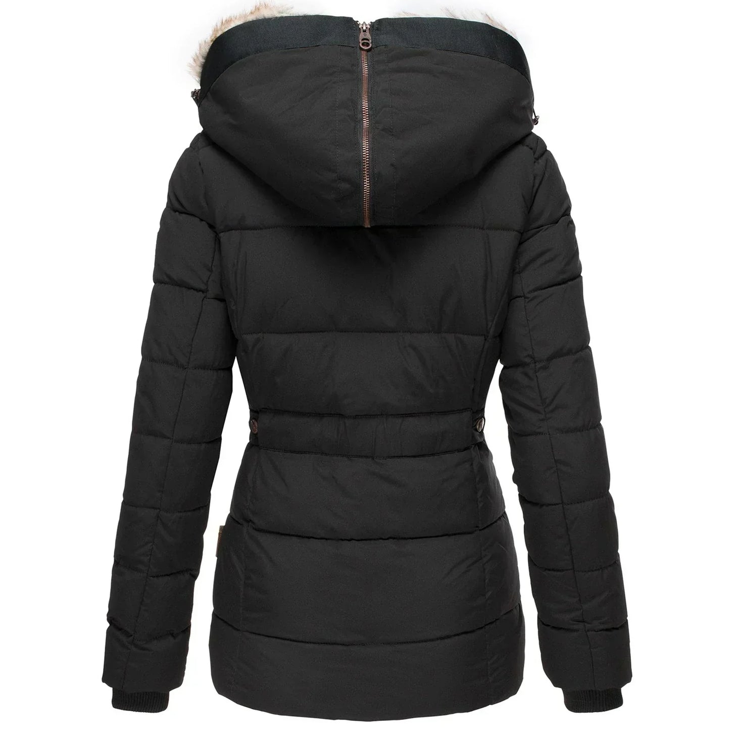Hanne™ – Winterjacke mit Flauschigem Kragen und Schmaler Passform