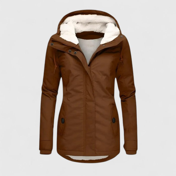 Seravia™ - Wasserdichte Winterjacke mit Kapuze