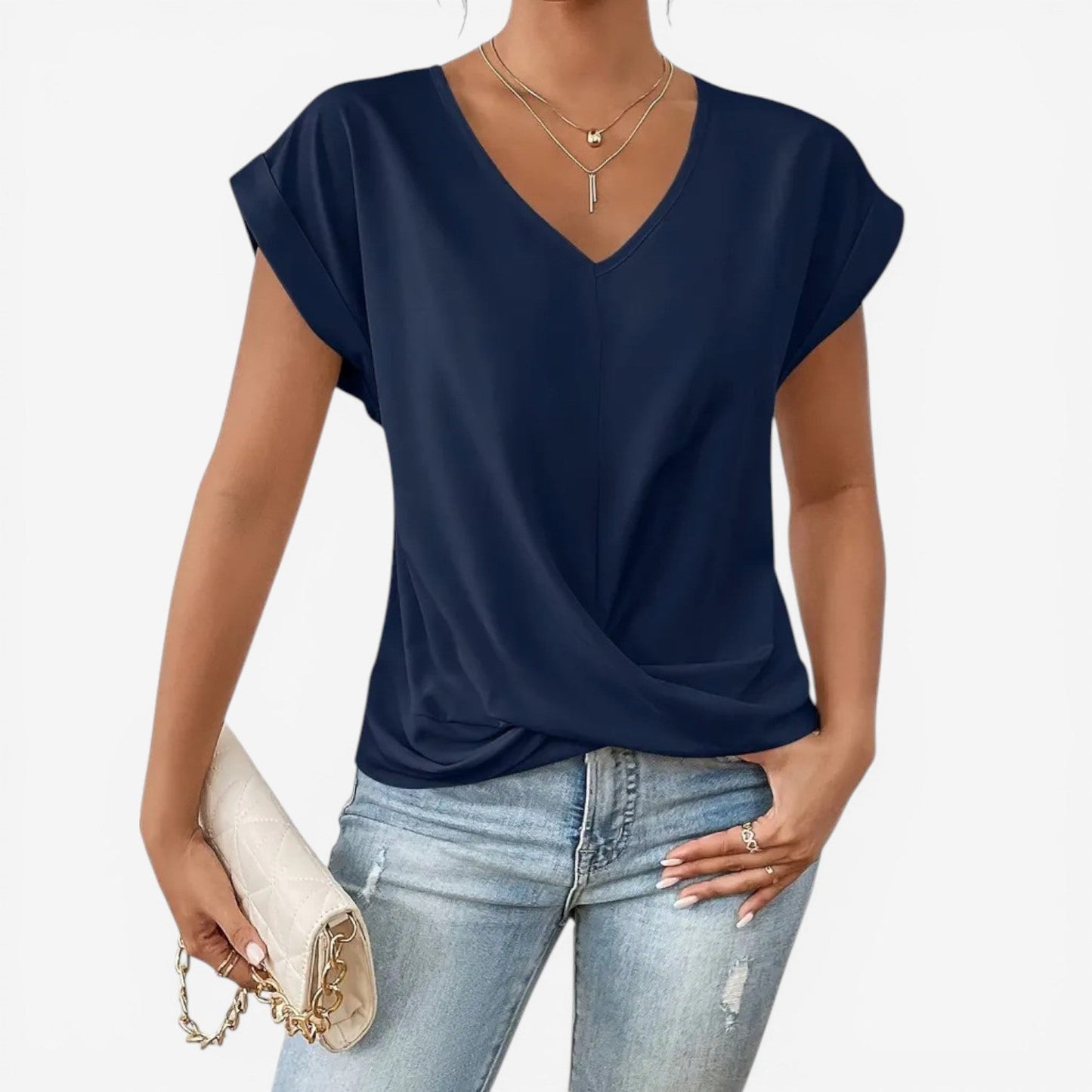 Adria™ Camicetta con pieghe