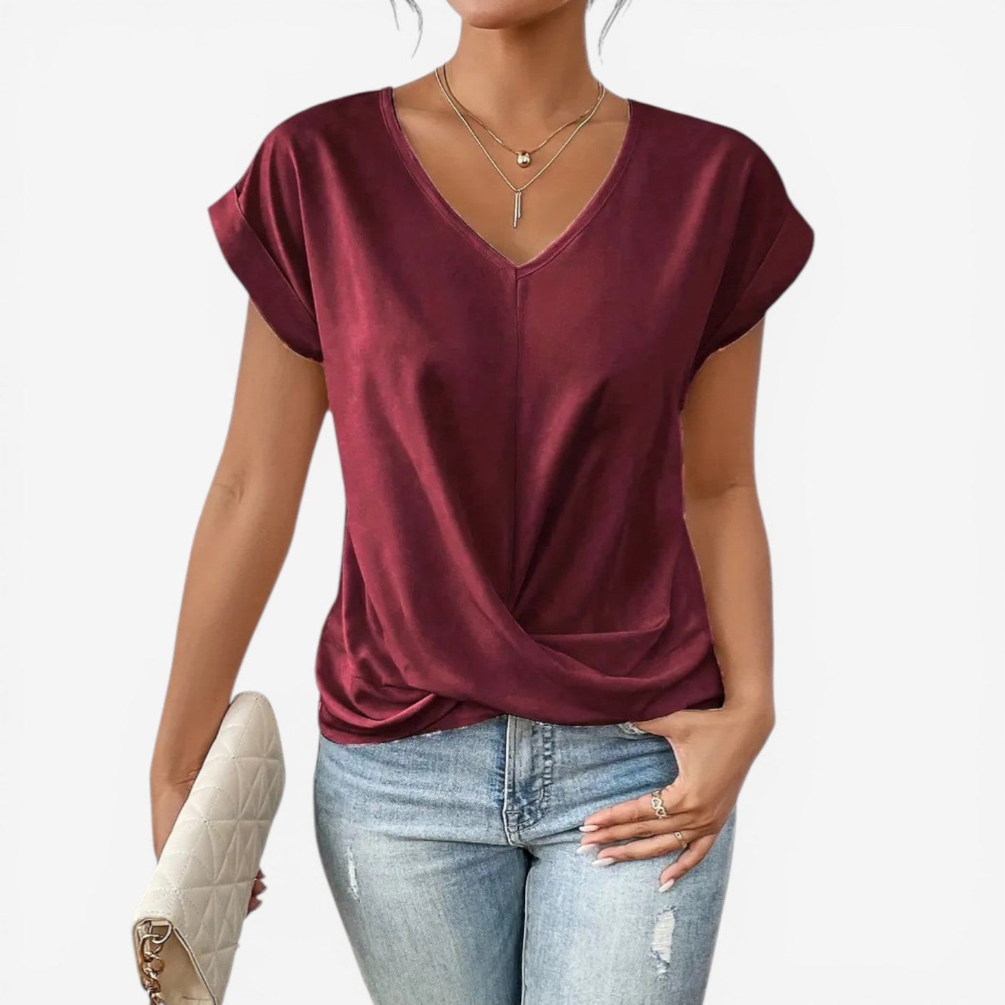 Adria™ Camicetta con pieghe