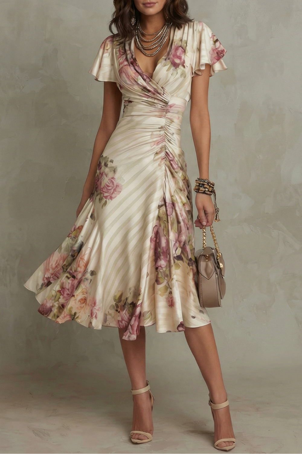 Resie™ - Vintage Romantik Midikleid