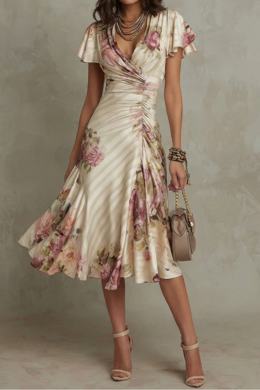 Resie™ - Vintage Romantik Midikleid