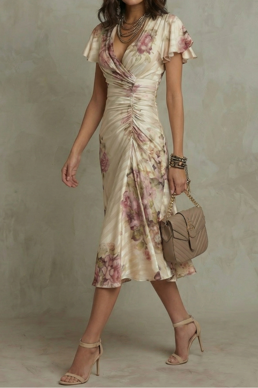 Resie™ - Vintage Romantik Midikleid