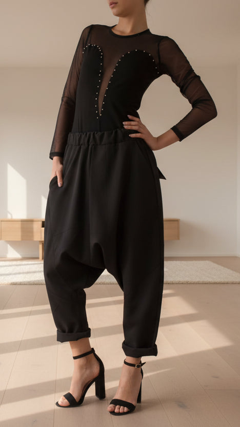 Pantalón Lilli Fashion de tiro bajo para un estilo atrevido y moderno – Tallas 38–60
