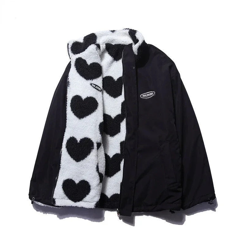Sherley™ - Wendbare Jacke mit Herzen