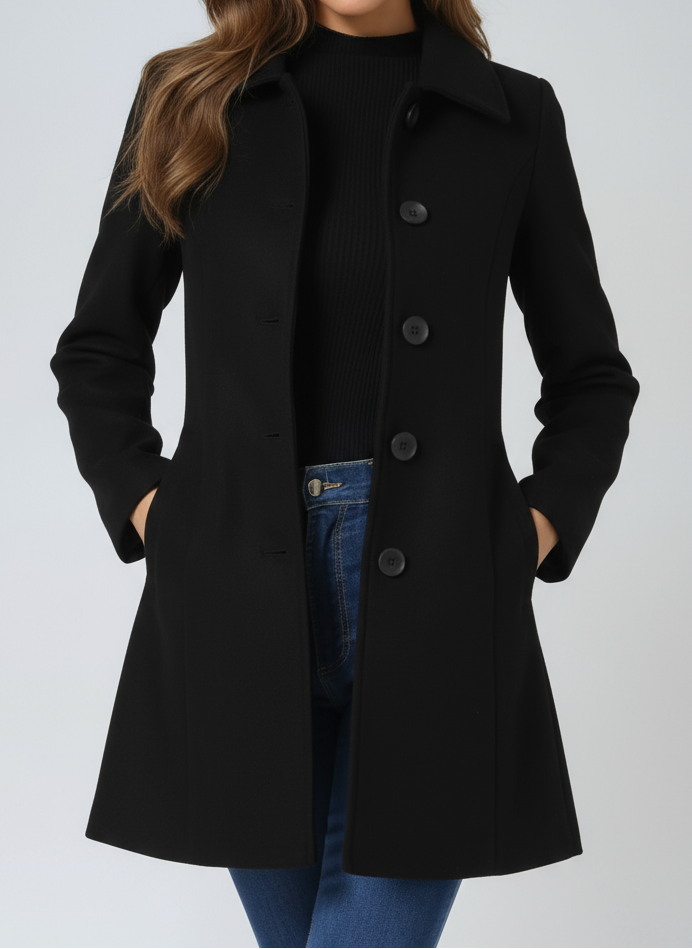Leonila™ - Damen-Wintermantel mit Einem Knopf