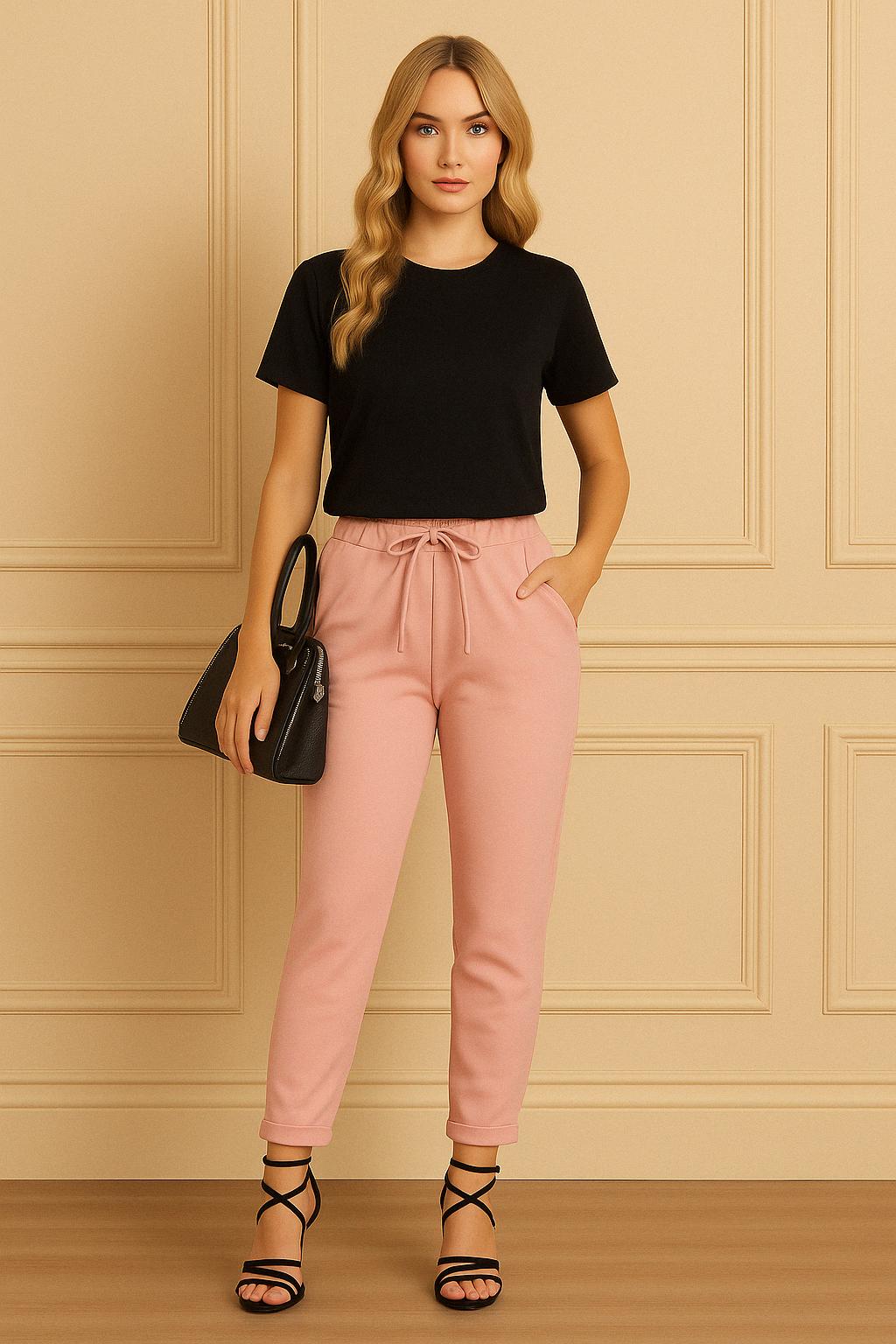 Pantalón D7/13 Hecho en Italia Poliéster 98% Elastano 2% Tejido Transpirable Comodidad Tallas 38–60