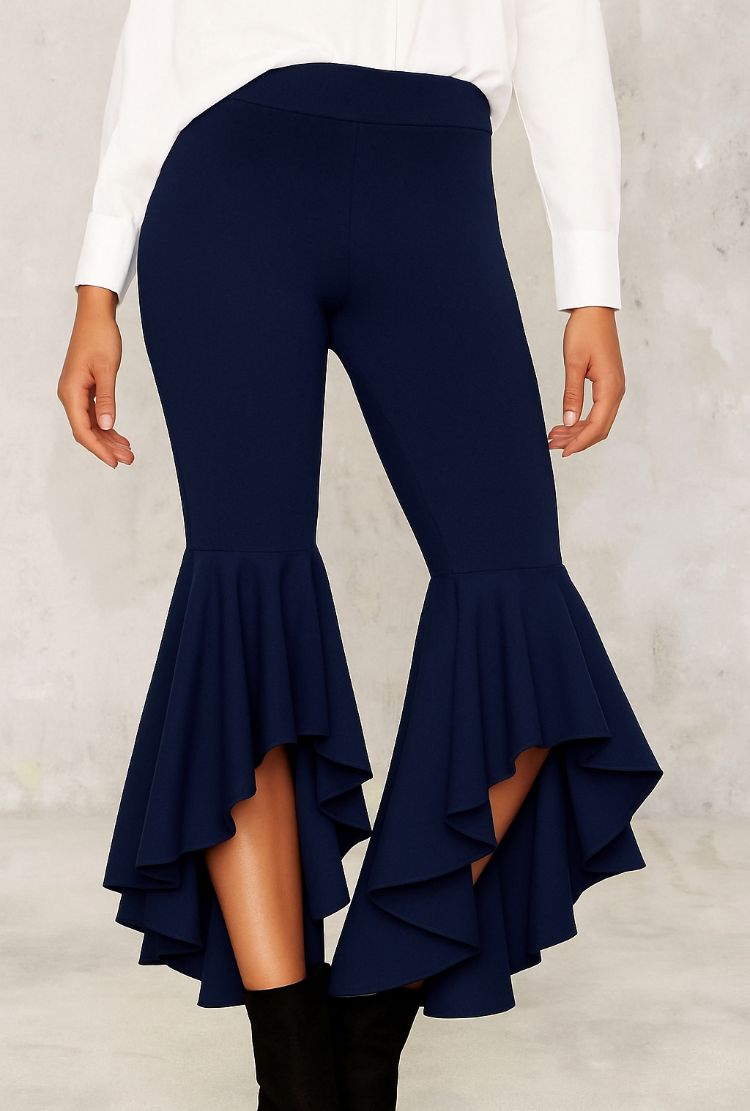 Pantalón Lolly Poliéster Elastano Hecho en Italia Ajuste Cómodo y Resistente Tallas 38–60