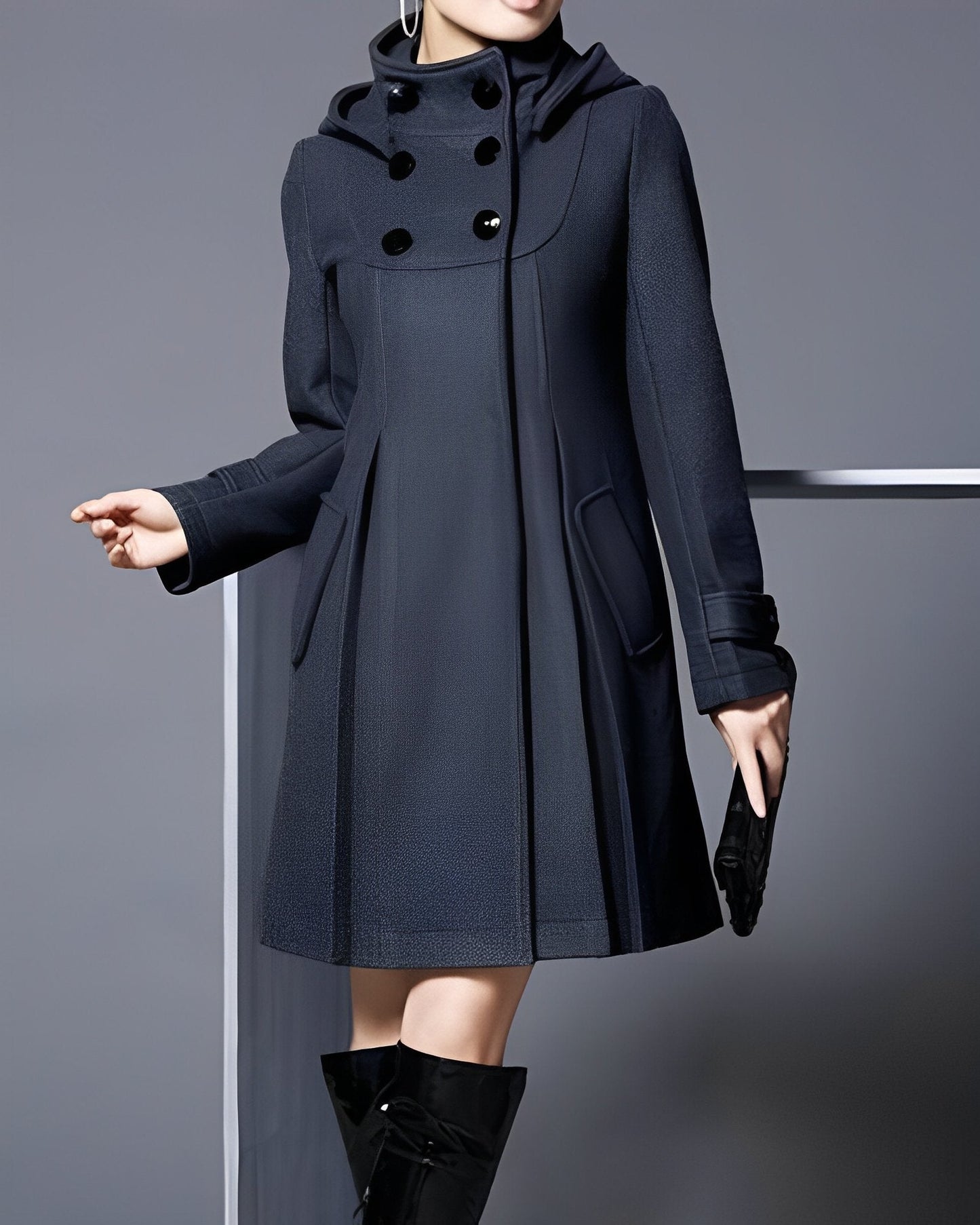 Solvara™ - Elegante Jacke mit Doppeltaschen und Kapuze