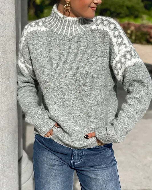 Fleecin™ - Entspannter & Warmer Strickpullover