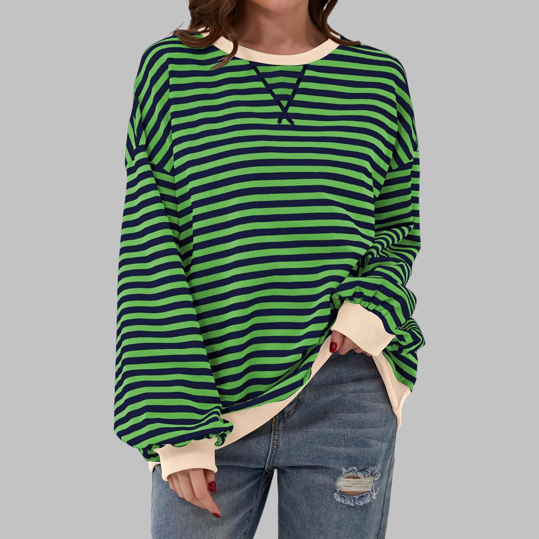 Lucy™ - Lässiger Gestreifter Pullover