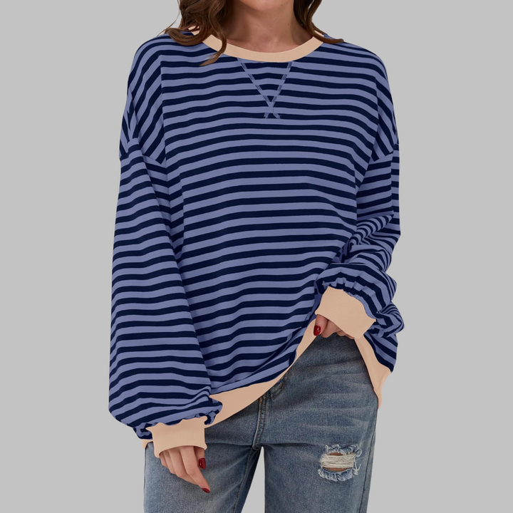 Lucy™ - Lässiger Gestreifter Pullover