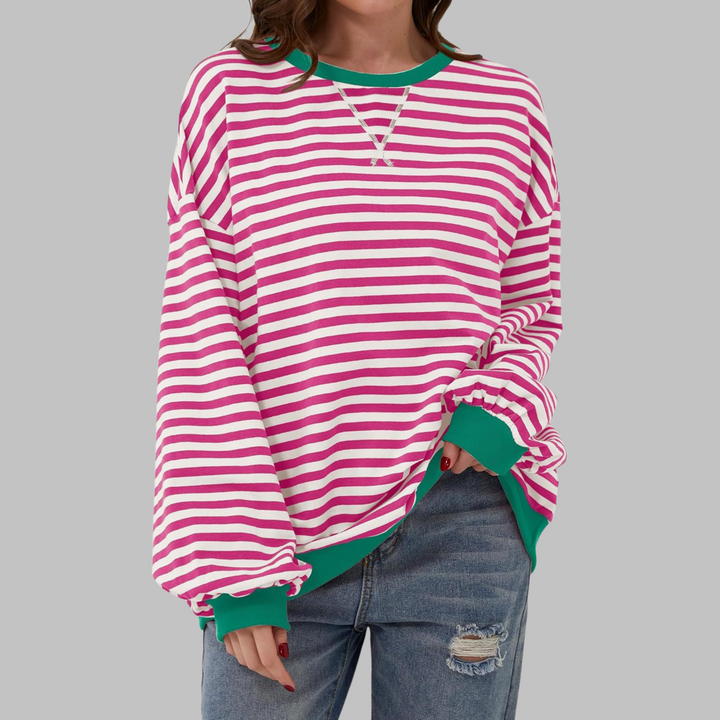 Lucy™ - Lässiger Gestreifter Pullover