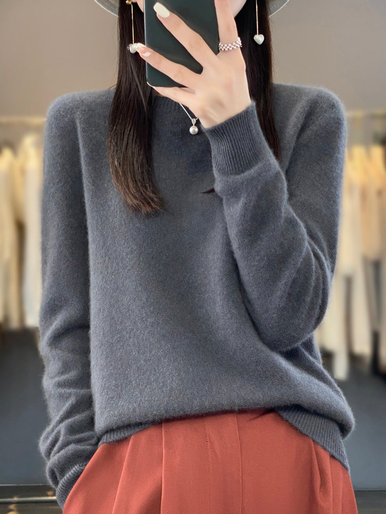 Anette | Warmer Kaschmir-Pullover für kalte Tage