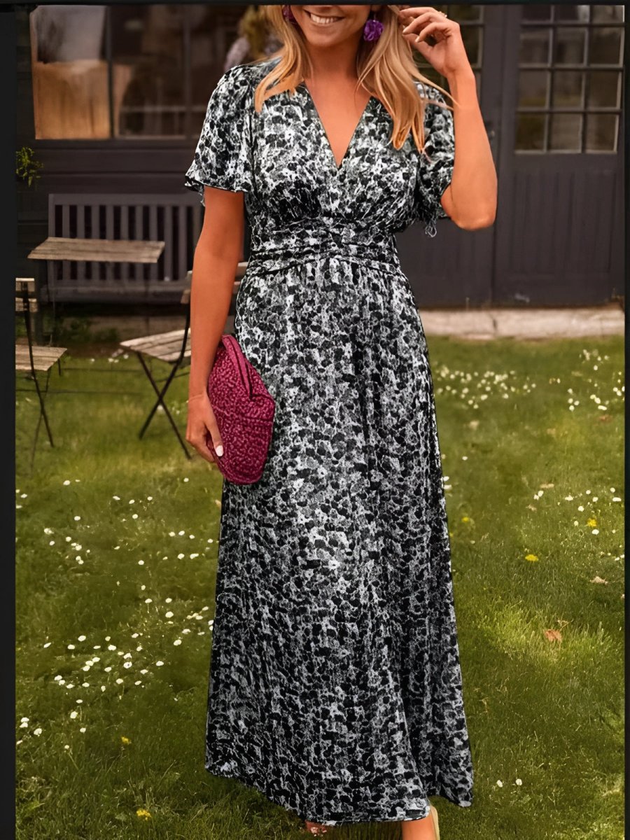 Erika™ - Stilvolles & Bequemes Blumenkleid
