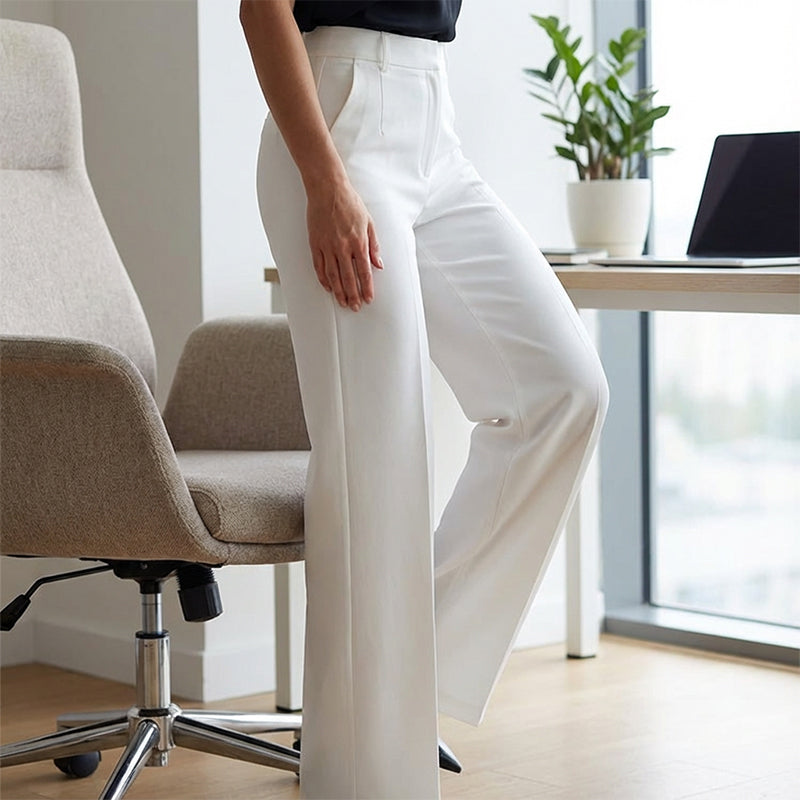 Lerin™ - Pantalón de tiro alto elegante - Estilo atemporal y se agota rápidamente
