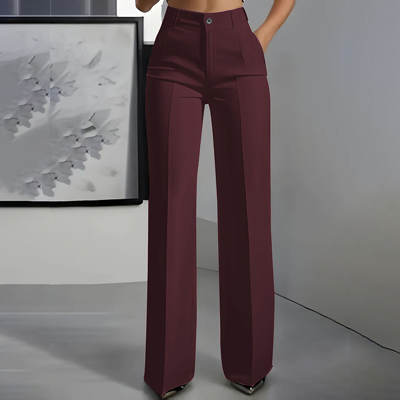 Lerin™ - Pantalón de tiro alto elegante - Estilo atemporal y se agota rápidamente