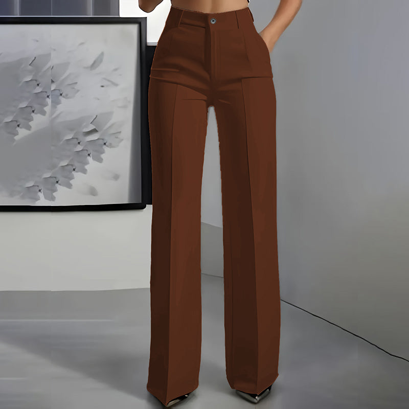Meldy™ - Pantalón de traje de talle alto para mujer